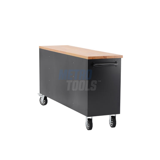 72" Black Tool Cabinet and Workbench