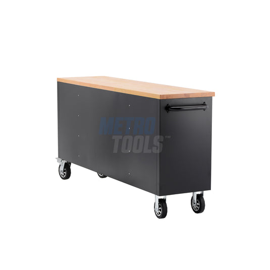 72" Black Tool Cabinet and Workbench