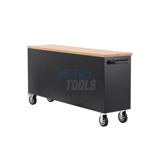 72" Black Tool Cabinet and Workbench