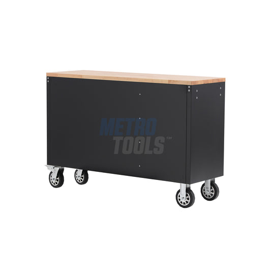 55" Black Tool Cabinet and Workbench