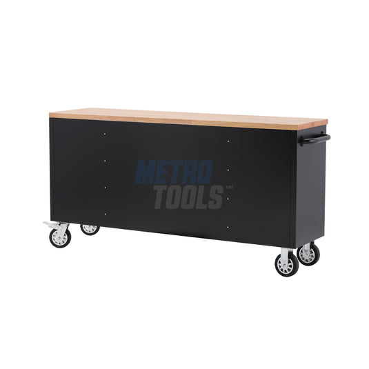 72" Black Tool Cabinet and Workbench