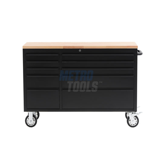 55" Black Tool Cabinet and Workbench