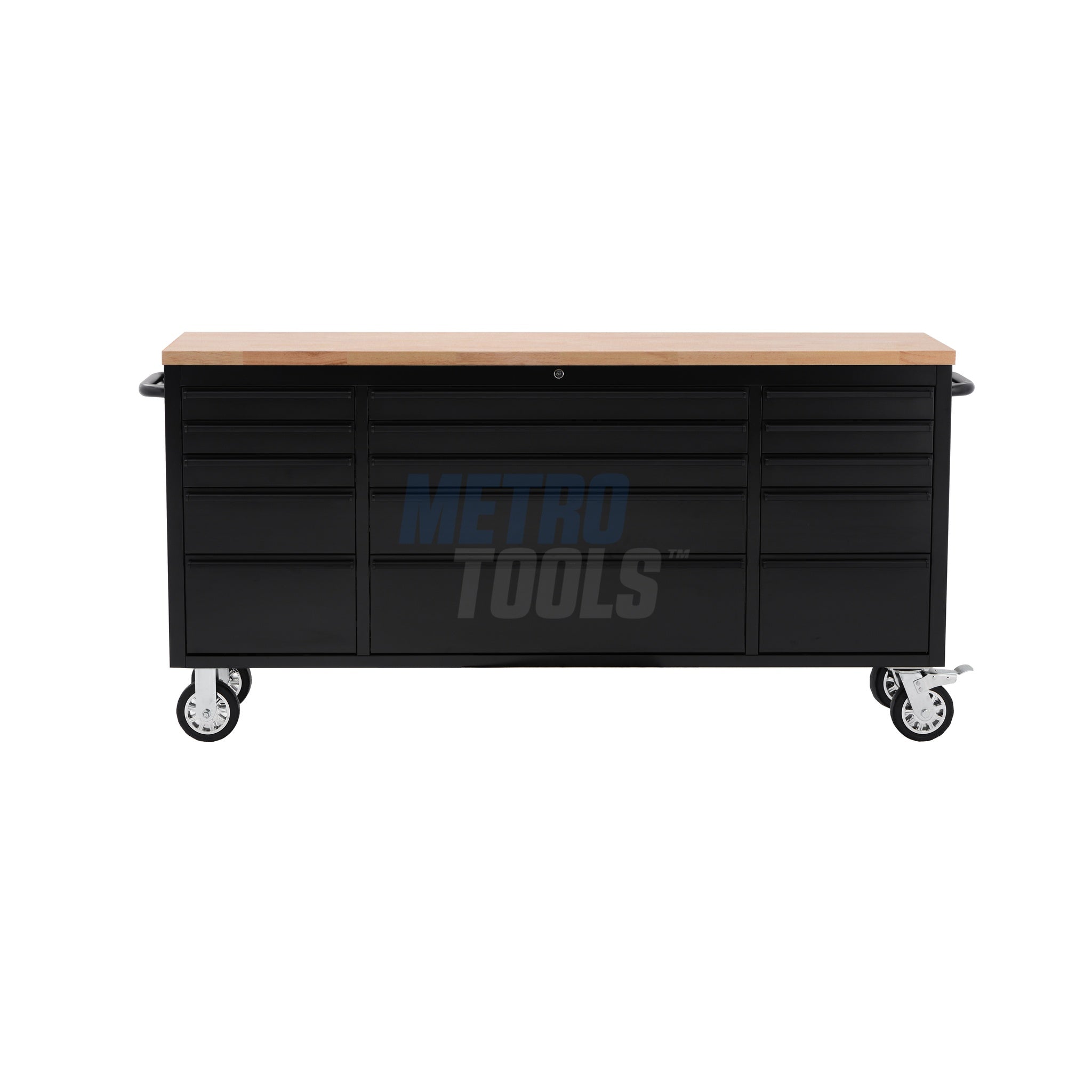72" Black Tool Cabinet and Workbench