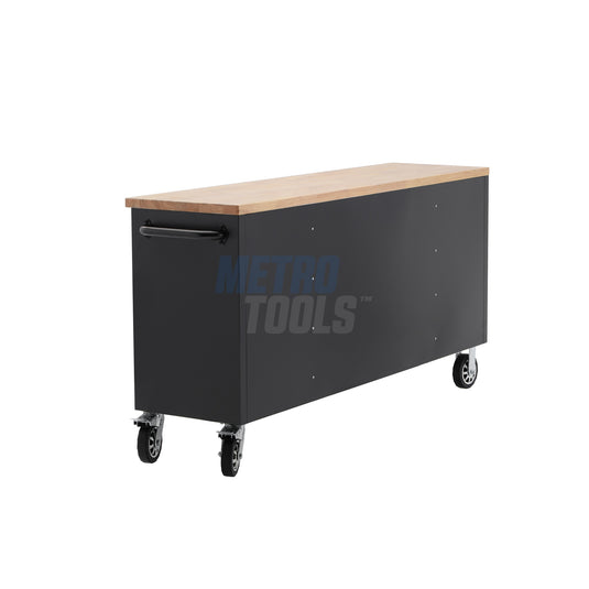 72" Black Tool Cabinet and Workbench