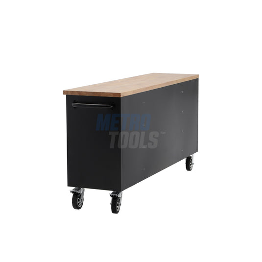 72" Black Tool Cabinet and Workbench