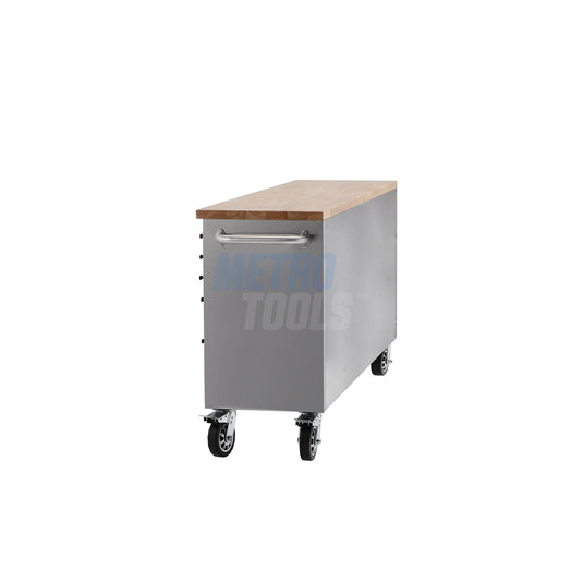 72" Stainless Steel 15 Drawer Roller Tool Cabinet and Workbench