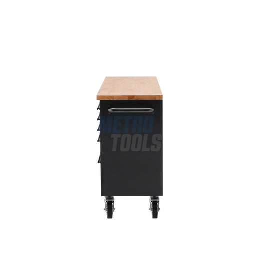 72" Black Tool Cabinet and Workbench