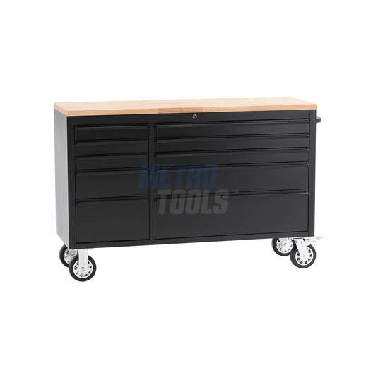55" Black Tool Cabinet and Workbench