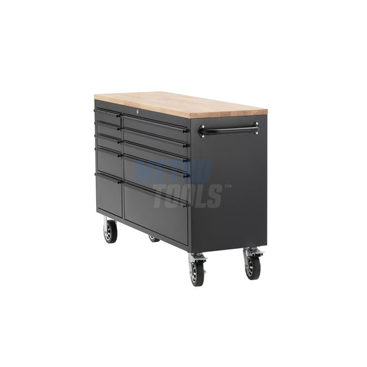55" Black Tool Cabinet and Workbench