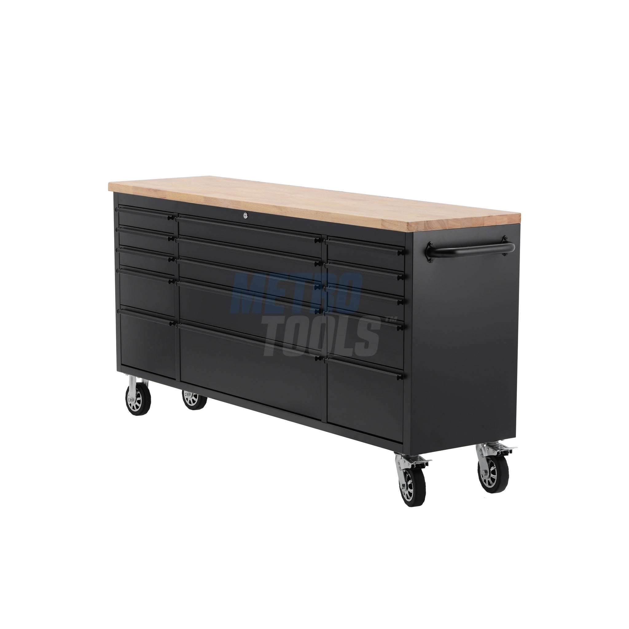 72" Black Tool Cabinet and Workbench