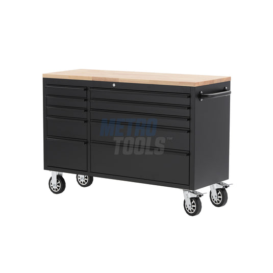 55" Black Tool Cabinet and Workbench