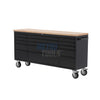 72" Black Tool Cabinet and Workbench
