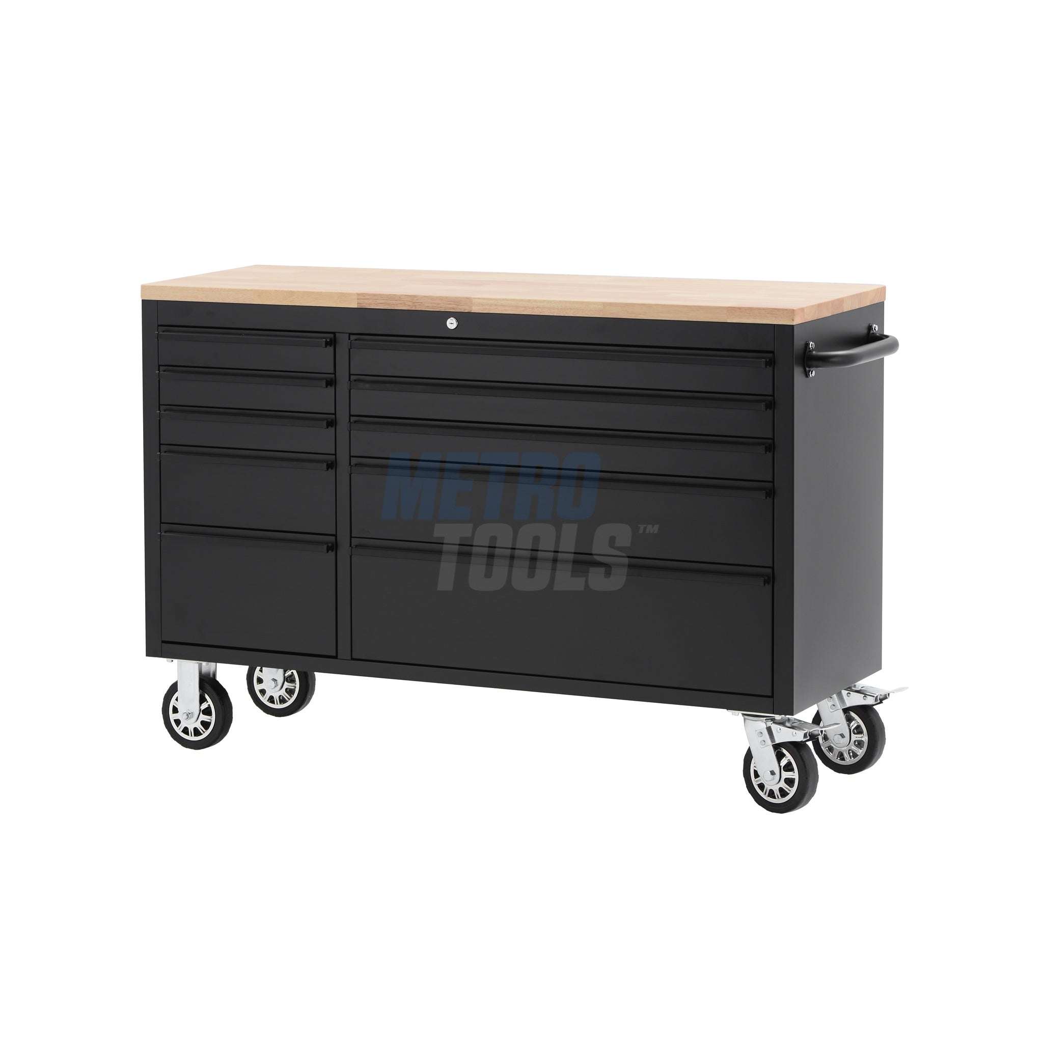 55" Black Tool Cabinet and Workbench