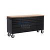 72" Black Tool Cabinet and Workbench