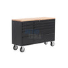 55" Black Tool Cabinet and Workbench