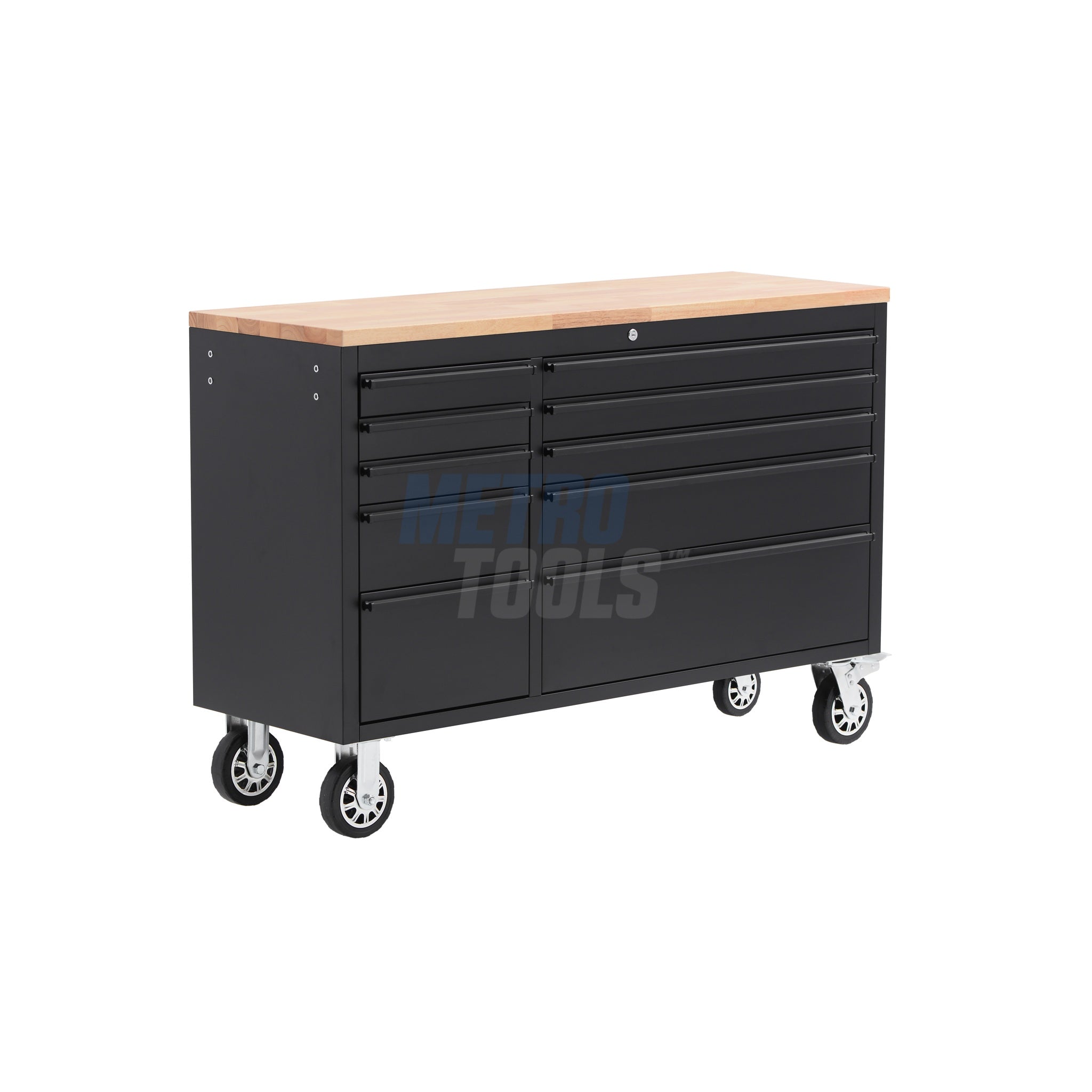 55" Black Tool Cabinet and Workbench