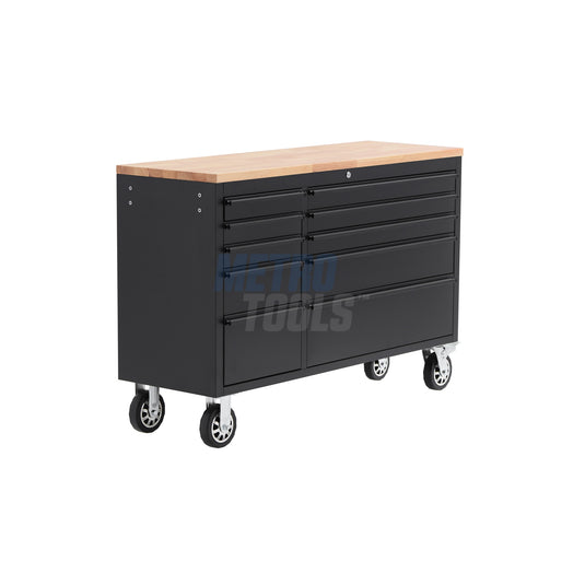 55" Black Tool Cabinet and Workbench