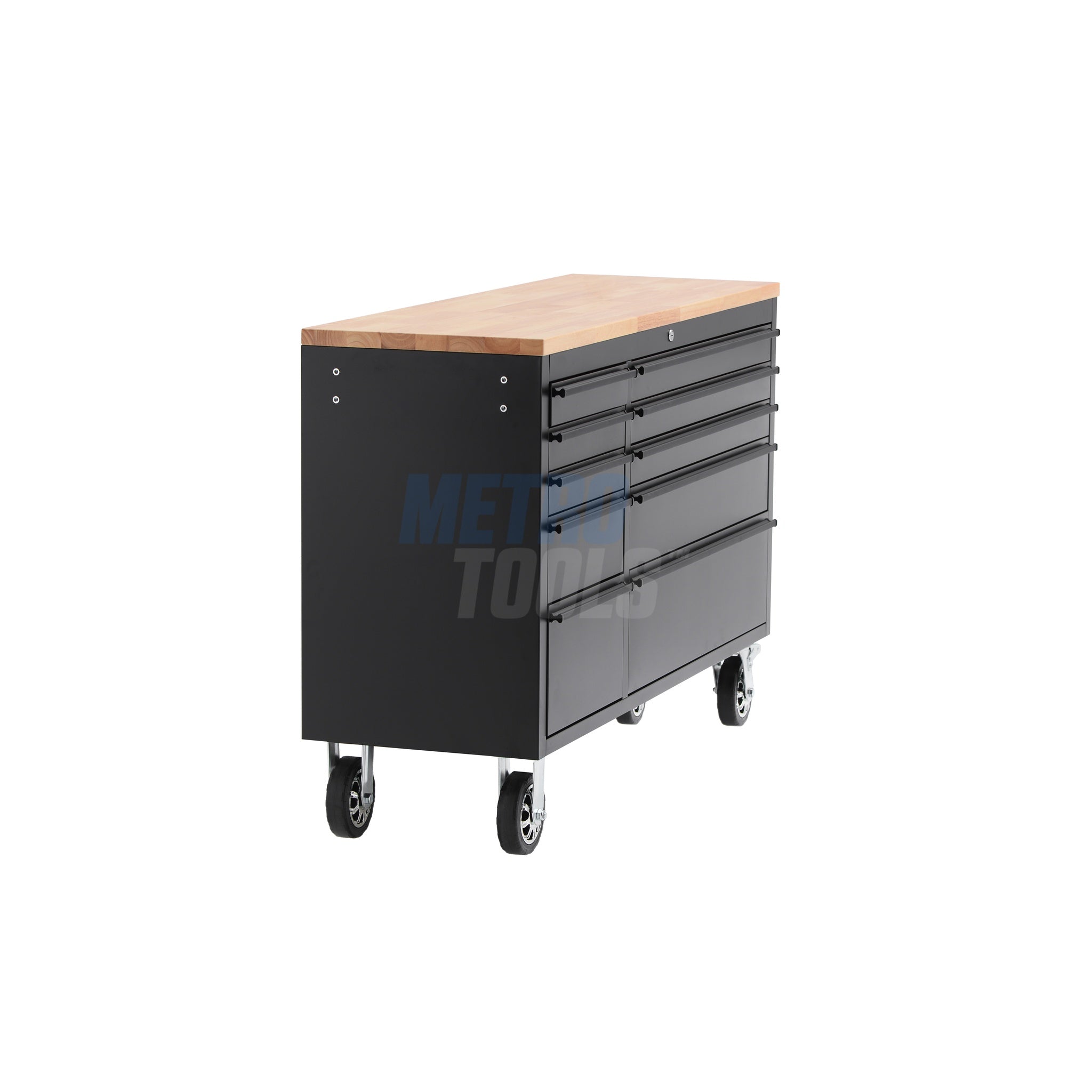 55" Black Tool Cabinet and Workbench