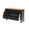 55" Black Tool Cabinet and Workbench