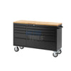 55" Black Tool Cabinet and Workbench