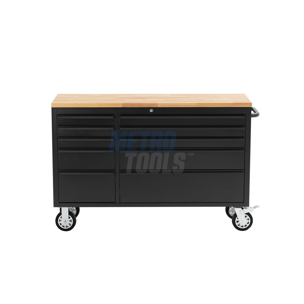 55" Black Tool Cabinet and Workbench