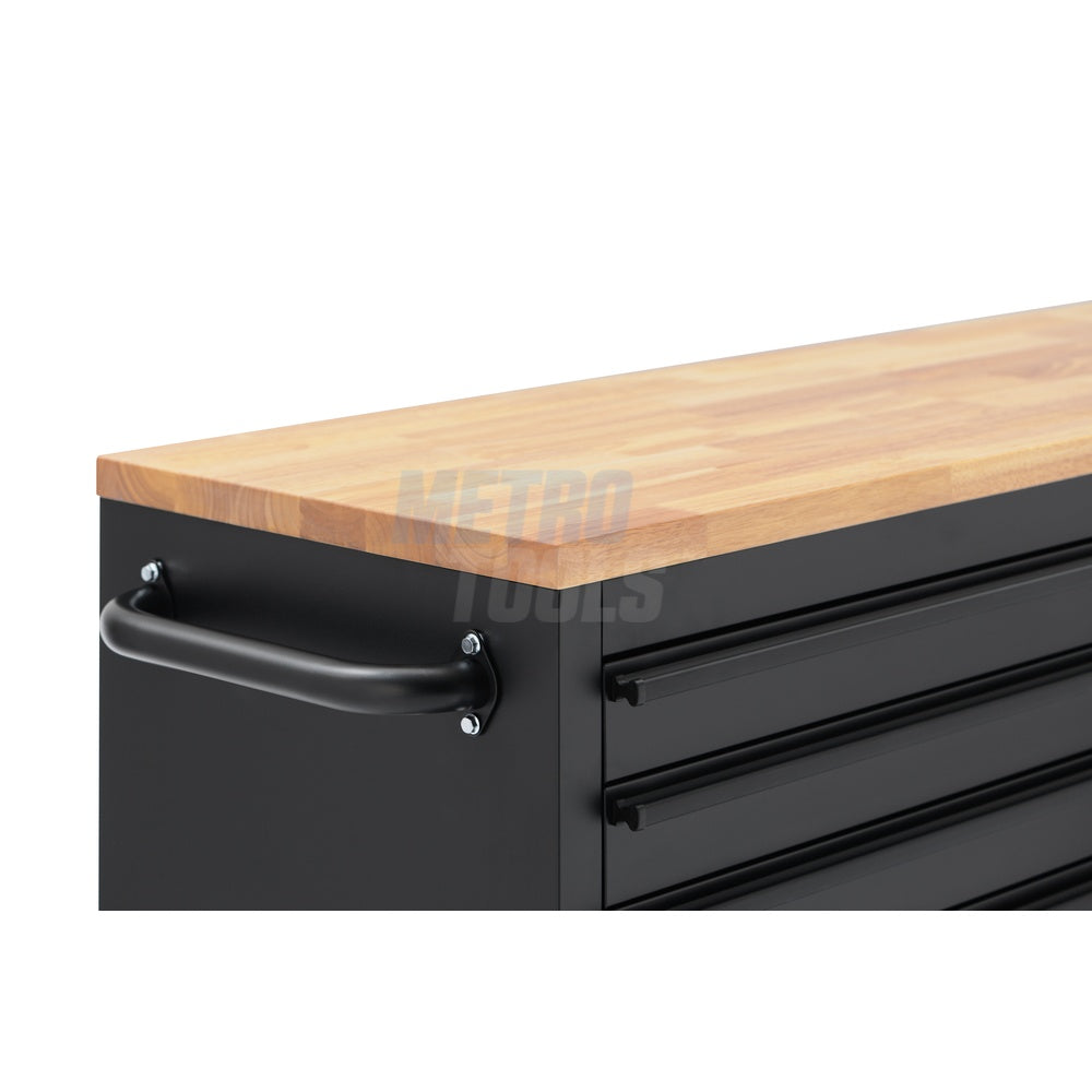 72" Black Tool Cabinet and Workbench