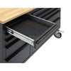 72" black with overhead cabinet