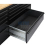 72" black with overhead cabinet