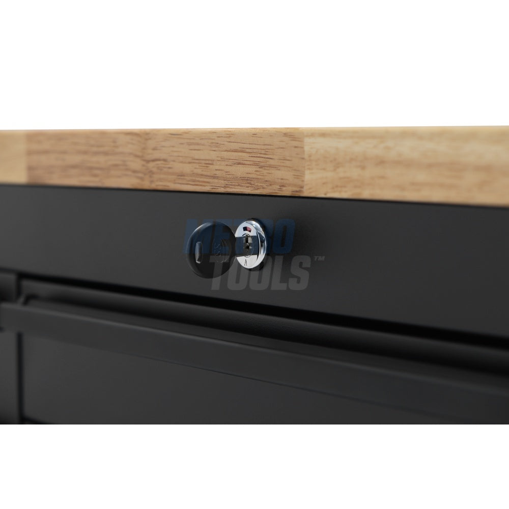 72" black with overhead cabinet