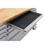 72" stainless steel with overhead cabinet
