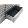 72" stainless steel with overhead cabinet