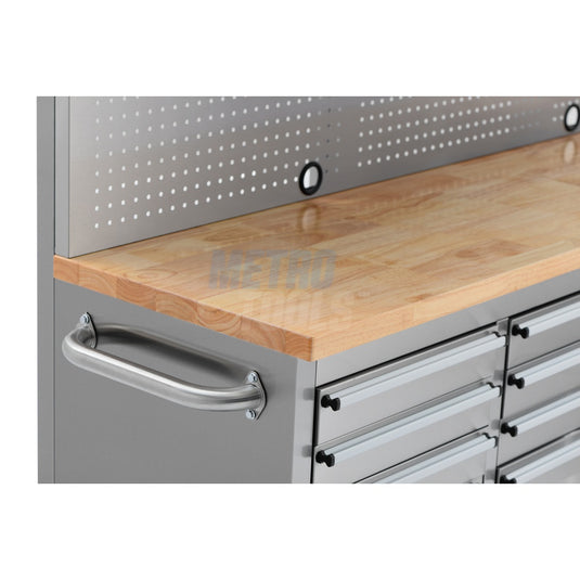 72" stainless steel with overhead cabinet