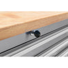 72" stainless steel with overhead cabinet
