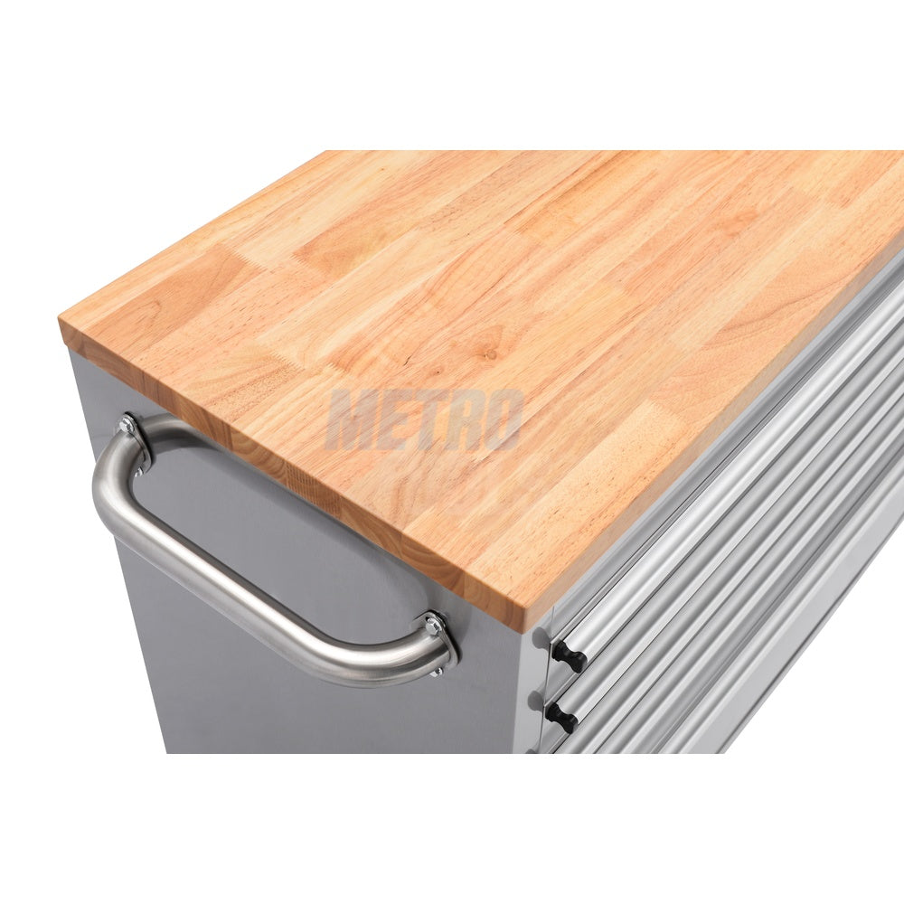 72" stainless steel with overhead cabinet