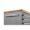 72" Stainless Steel 15 Drawer Roller Tool Cabinet and Workbench